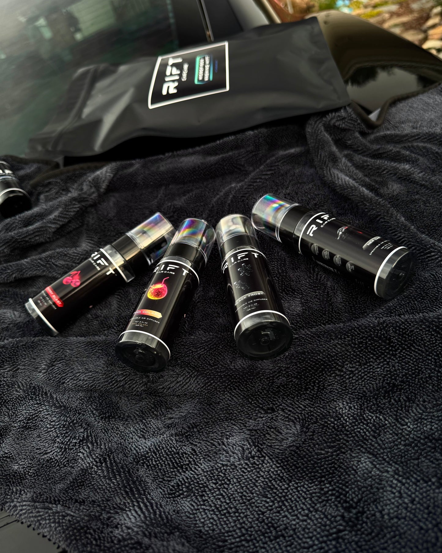 RIFT Car Care™ Black Frost Sprayable Air Freshener